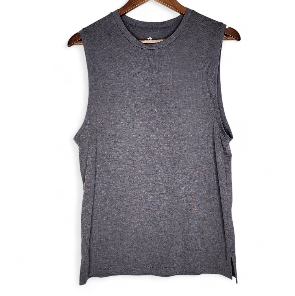 All in Motion Sleeveless Performance Tee in Dark Gray Size S